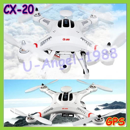 

Hot!! Cheerson CX-20 CX20 CX 20 Pathfinder With GPS 2.4Ghz Remote Control RC Quadcopter Can Upgraded to FPV VS DJI Phantom 2
