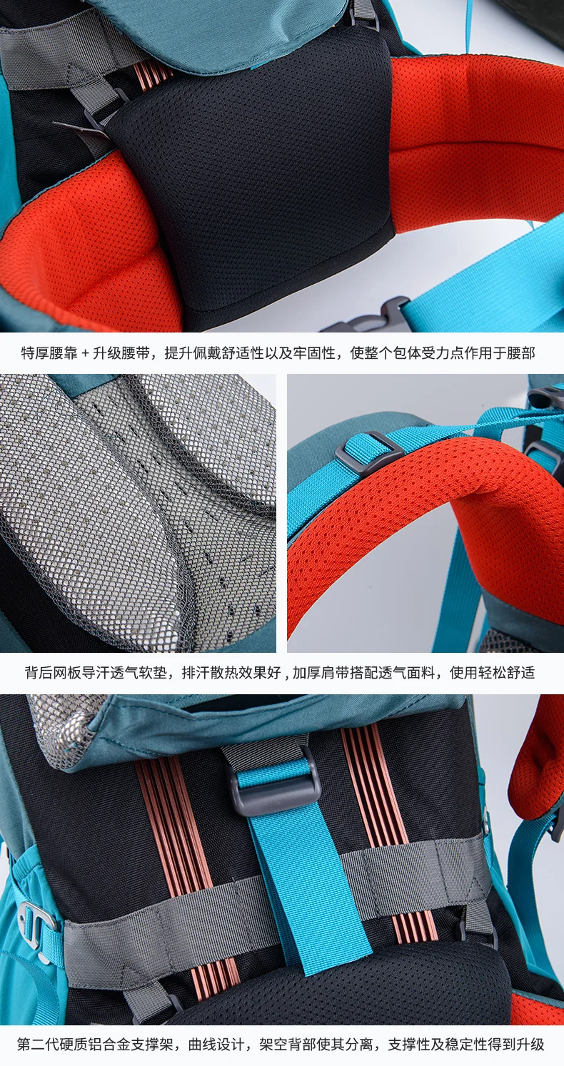 Qualidade ao ar Bolsa de Escalada à Prova 65 + 5l Naturehike Alta Livre Montanhismo Escalada Mochila Grande Capacidade Dwaterproof Água Caminhadas Mochilas * 5 * Naturehike alta qualidade ao ar livre