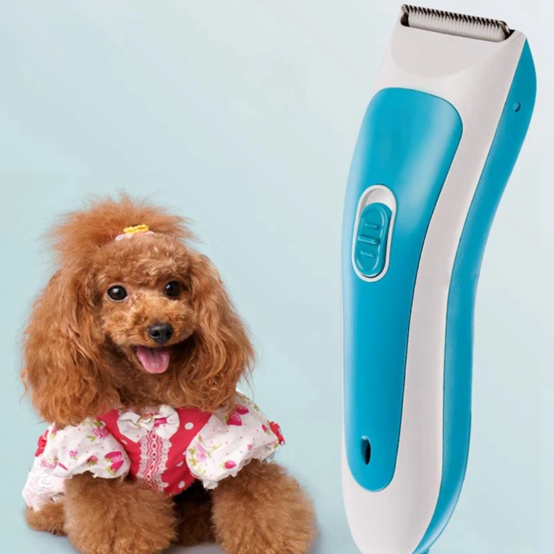 

Low Noise Blue Pet Shaver Mute Electric Fader Cordless Dogs Electric Rechargeable Fur Clipper Pet Grooming Accessories