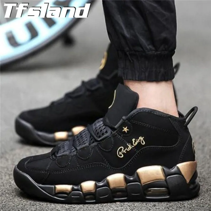 

Bargain Men Hip Hop Breathable Basketball Shoes Adults Soft Sports Ankle Boots Outdoor Trainer Shoes Zapatos Hombre Sneakers C