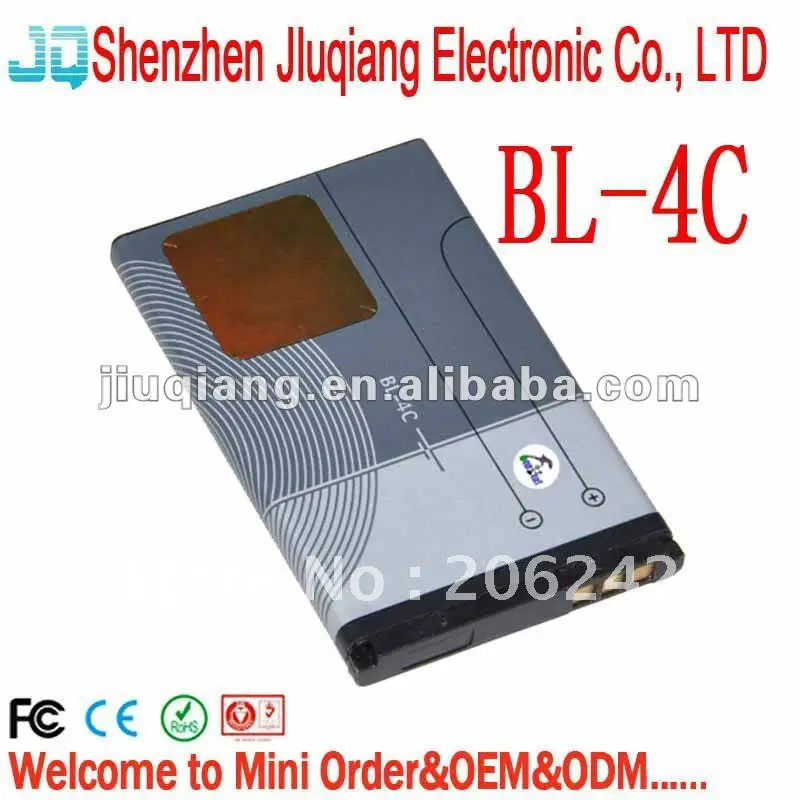 New ! High Capacity BL 4C 4C Battery For Nokia-in Mobile Phone ...