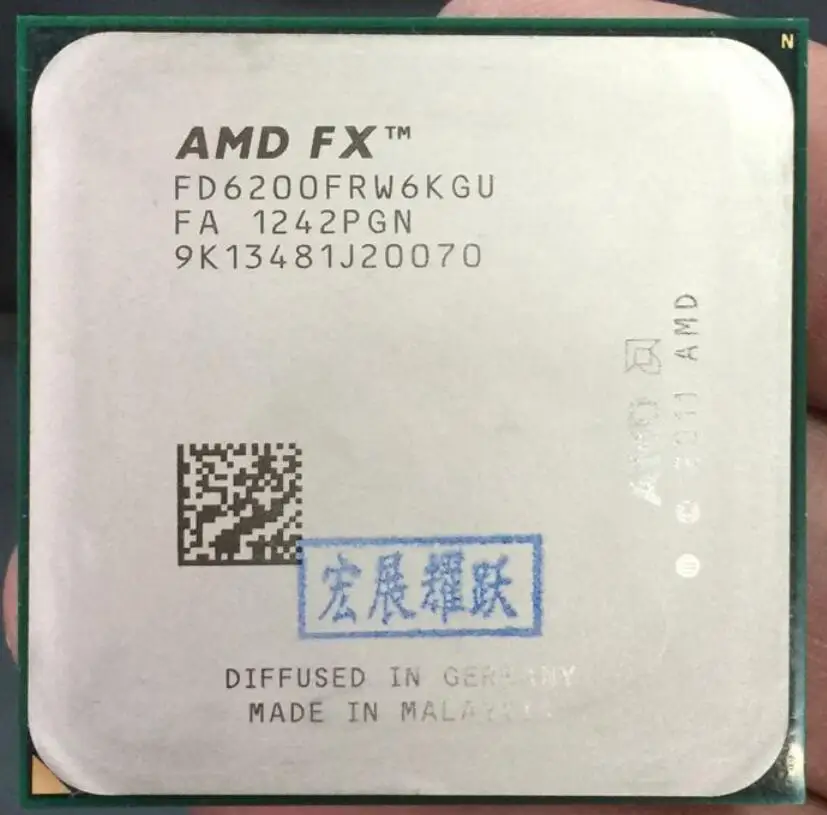 AMD FX серии fx-6200 6200 шесть основных AM3 + Процессор сильнее чем fx6200 100% рабочий должным