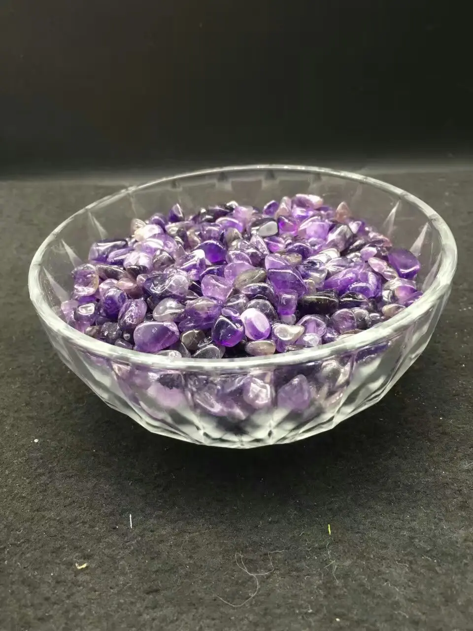 Natural Amethyst Tumbled Stone Gravel Beads Chakra Healing Reiki