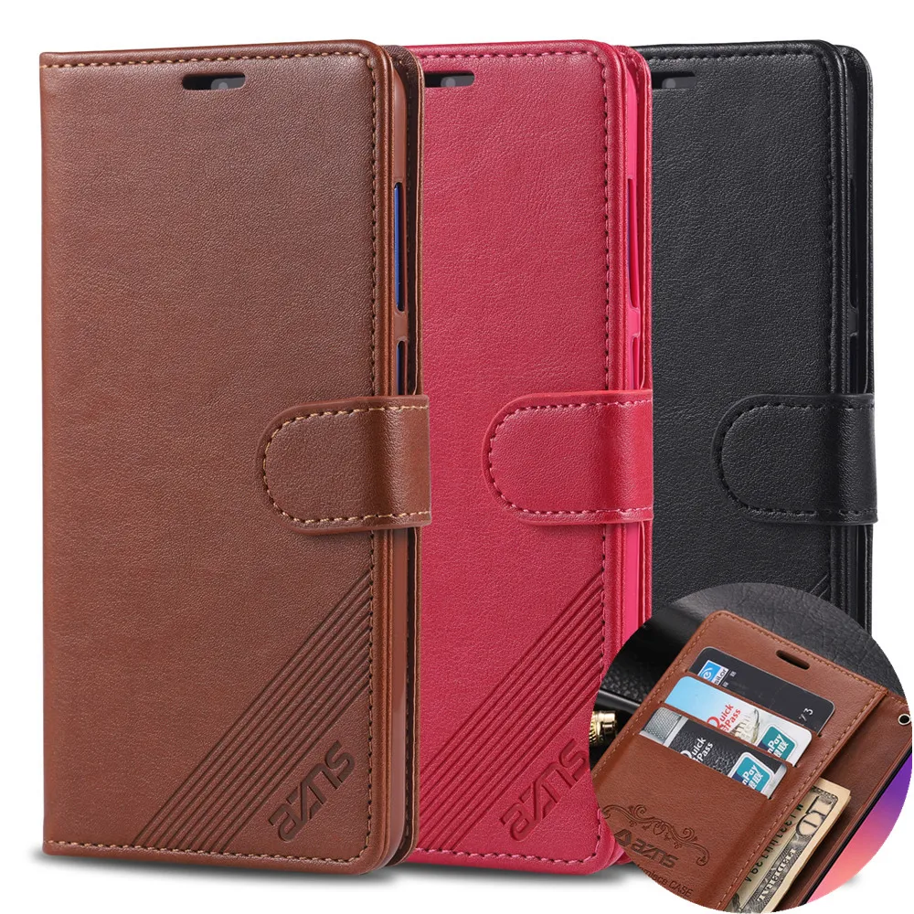 

Leather Flip Wallet Case For Xiaomi Mi 9 se 8 lite 6 5 6x 5x Note 3 Card Slot Cover for Redmi 7 6 6A 5 5A 4 4X 4A Note 7 6 5 4X