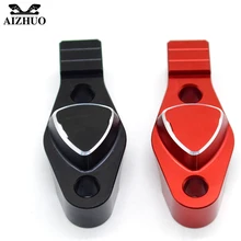 For DUCATI Ducati Monster 796 696 695 Hypermotard 1100 1100 1200/S Motorcycle Rearview mirror fixing code and Handle bar Clamp for ducati 695 696 796 1100 1200 universal motorcycle 7 8 22mm rearview mirror handle bar end blue side mirror silver