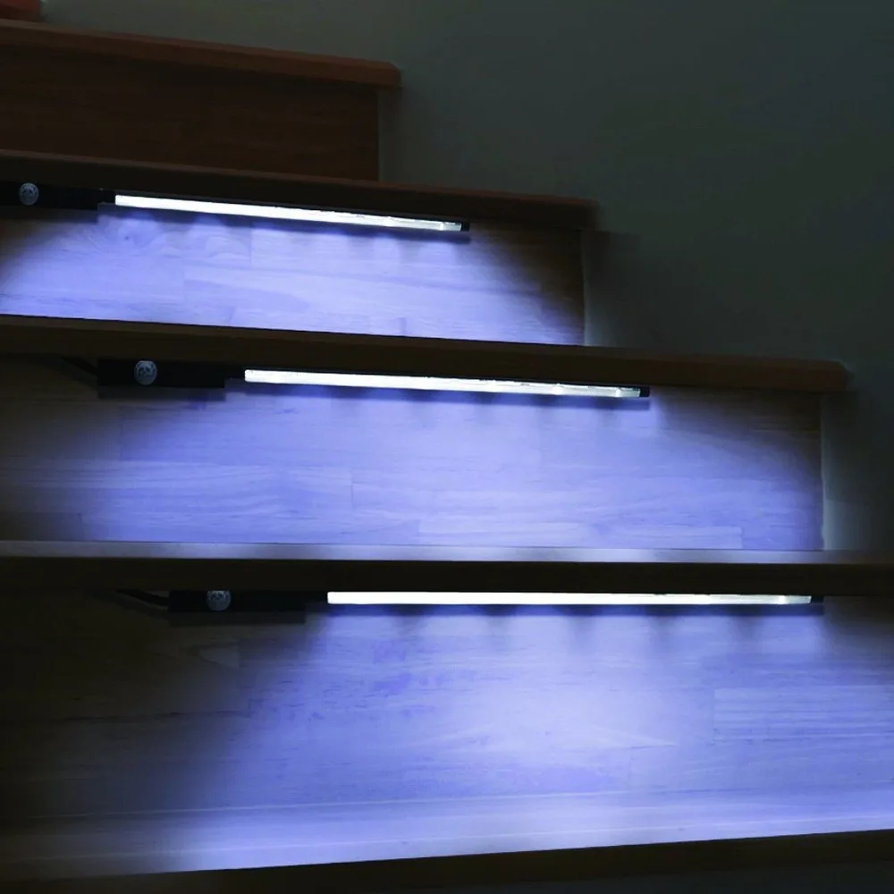 

Waterproof Wireless Motion Activated Accent Lighting 2-Pack 12" LED Strips LED Sensor Kitchen Cabinet Lights