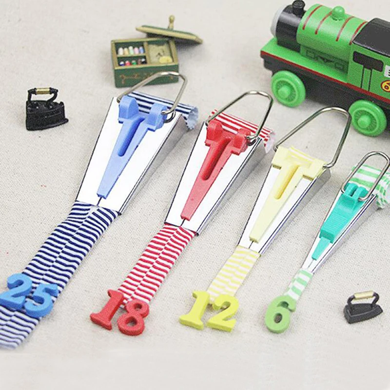 

Sewing Accessories Bias Tape Makers - 4 size 6mm 12mm 18mm 25mm bias binding tape maker