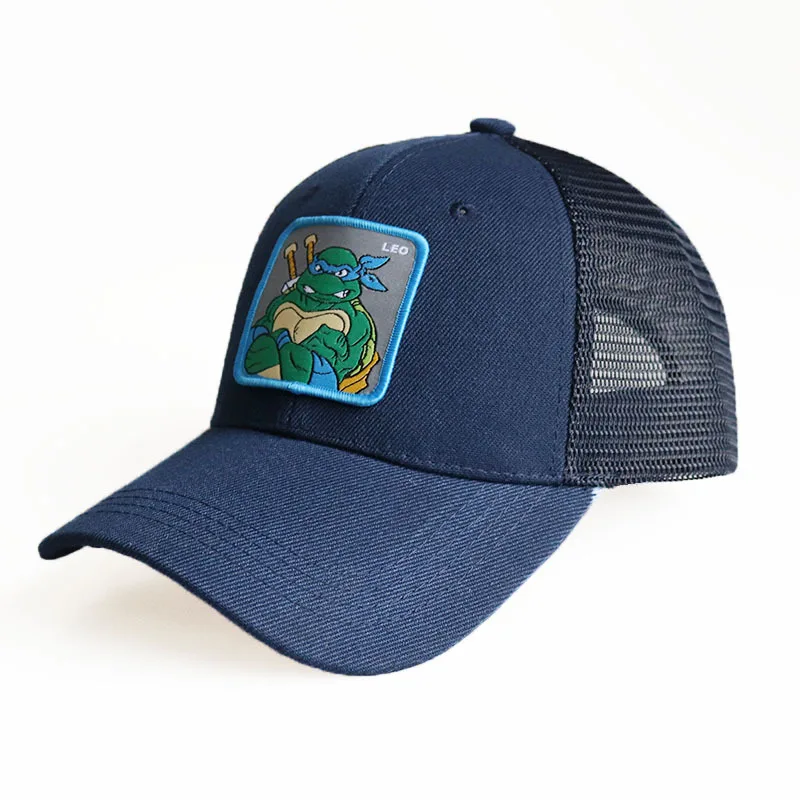 Baseball Cap Leo Man Boys Snapback Teenage Mutant Ninja Turtles Summer Hip Hop Hat Animal Cartoon Superhero Outdoor Accessory (3)