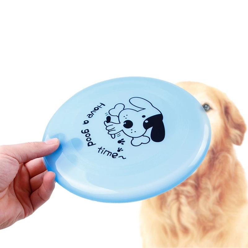 Dog Toy Supplies Outdoor Pets Toy Silicon Pet Flying Disc Playing