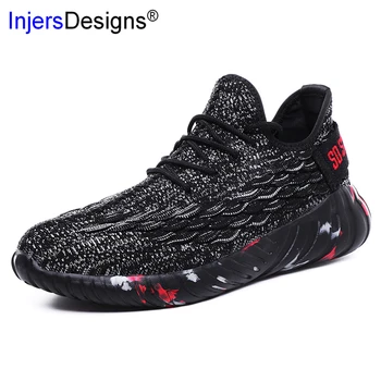 

New Arrival Casual Men Shoes Fashion Tenis Masculino Sneakers Lace-Up Breathable Mens Trainers Light Walking Shoes Plus Size 48