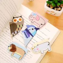 500 шт Kawaii Bird Мини Закладка на магните с синей чернильной шариковой ручкой животная Закладка на магните Канцтовары Школьные принадлежности