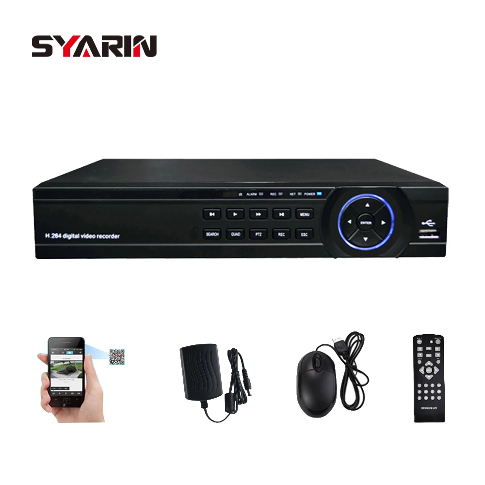 Syarin 4ch CCTV Системы AHD 1080 P DVR наблюдения NVR 4 канала AHD-h HDMI автономный WI-FI