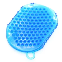 Силиконовый пилинг для тела щеточка для очищения Массажер для волос для спины тела перчатки для ванной спа отшелушивающая щетка для душа принадлежности для ванной комнаты