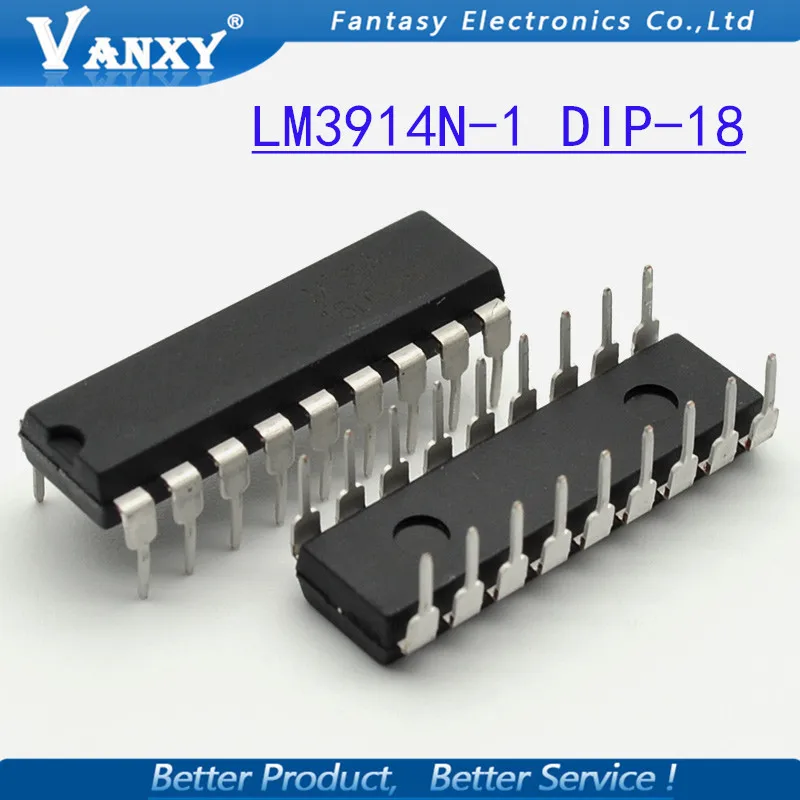 10 шт. LM3914N-1 DIP18 LM3914-1 DIP LM3914N новое и оригинальное IC