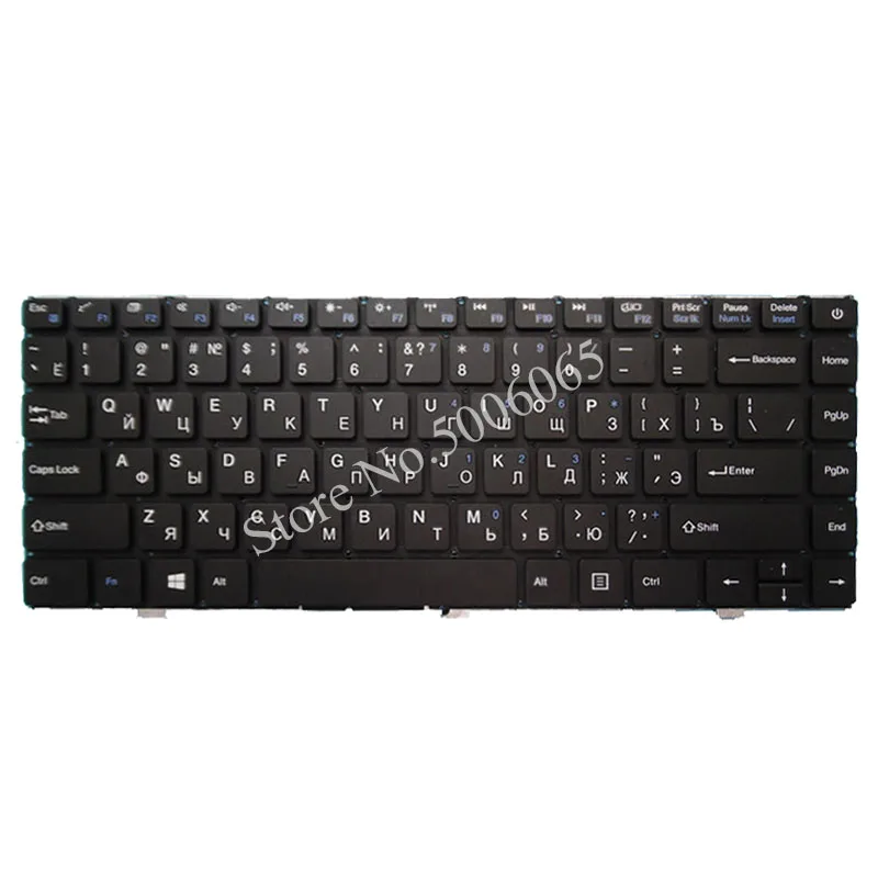 Русская клавиатура для ноутбука Prestigio для Smartbook 133 S без рамки