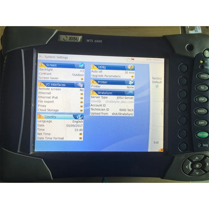 JDSU портативный OTDR MTS-6000
