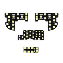 Белый 62-SMD 3-piece точный светодиодный потолочный светильник посылка для Honda Civic FIT автомобильный Стайлинг светильник