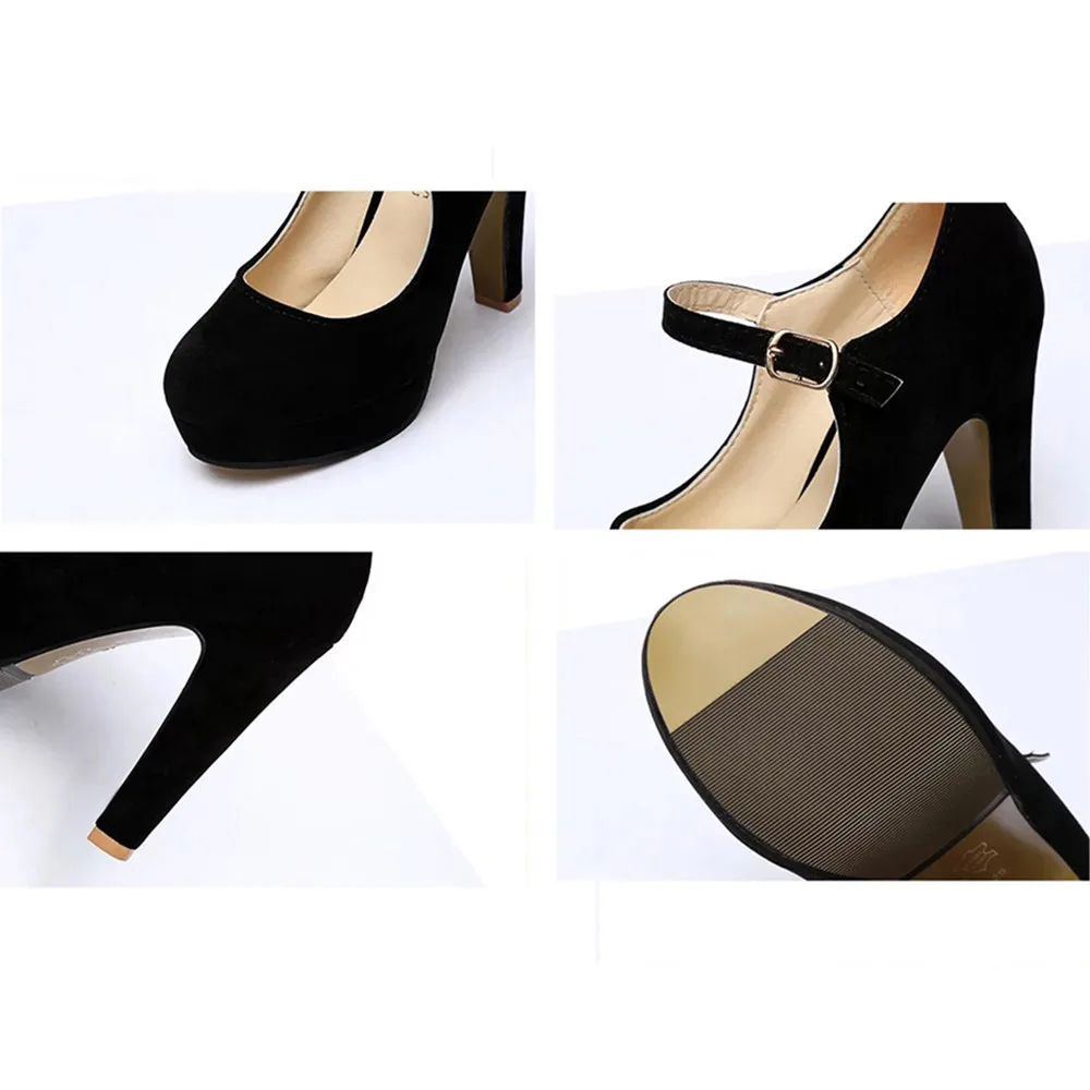 SAGACE/обувь; женские босоножки; модная однотонная офисная обувь на квадратном каблуке; обувь из флока с закрытым носком на высоком каблуке; Летние тонкие туфли на высоком каблуке