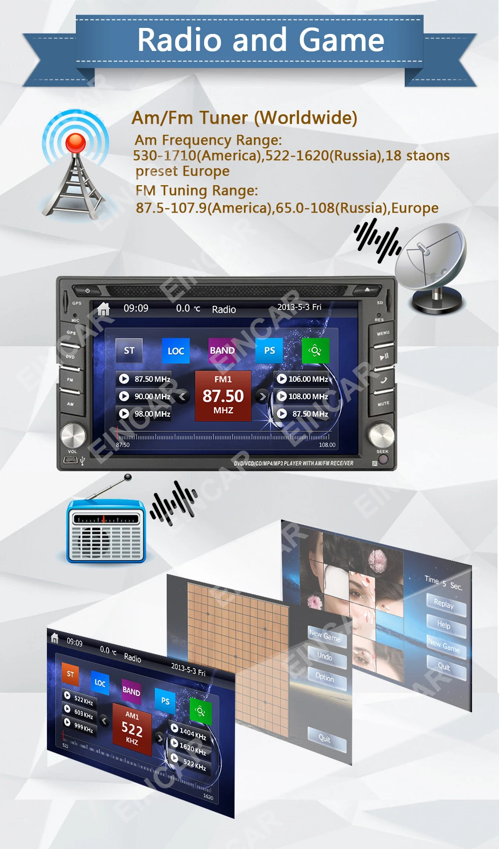 Sale Double Din BT RDS PC Autoradio CD Audio System MP4 FM AM HeadUnit Video Music Car DVD Player GPS Radio Stereo 3D Map 4