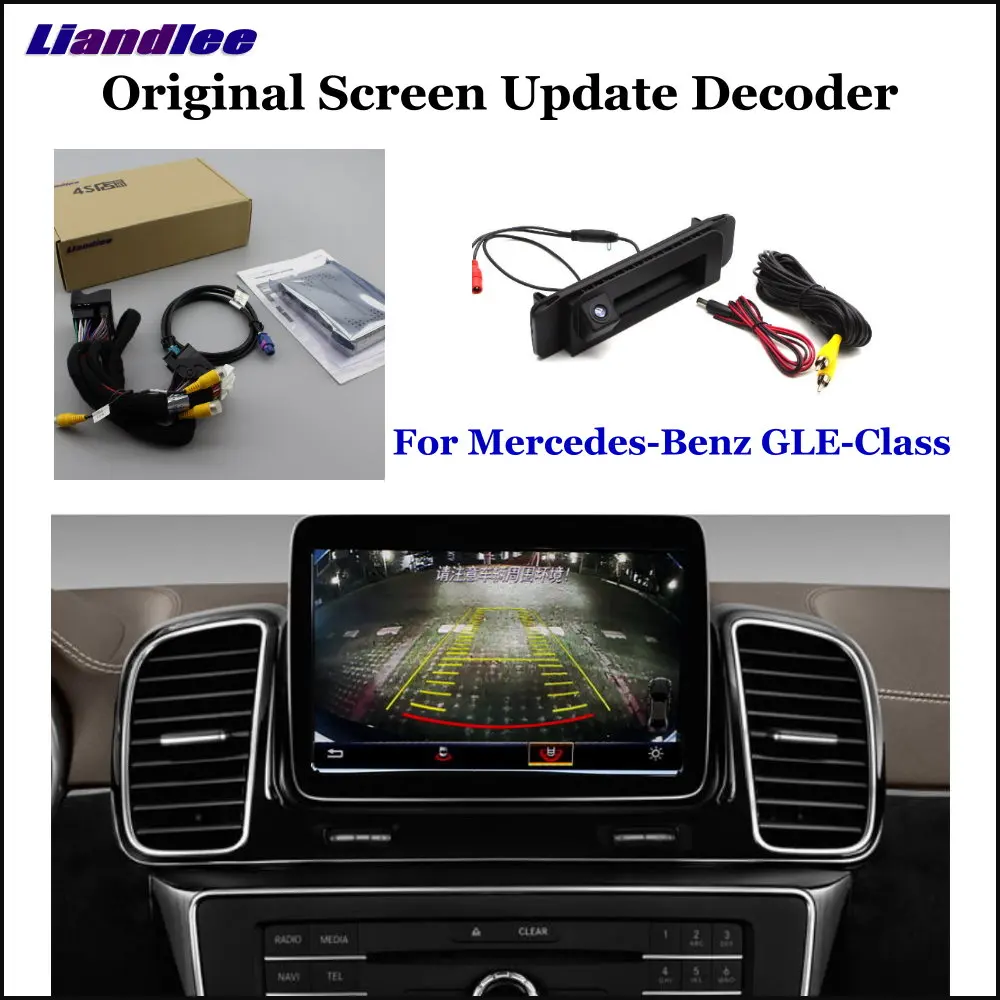 

Liandlee Original Screen Update System For Mercedes Benz GLE-Class Rear Reverse Parking Camera Digital Decoder Rear camera