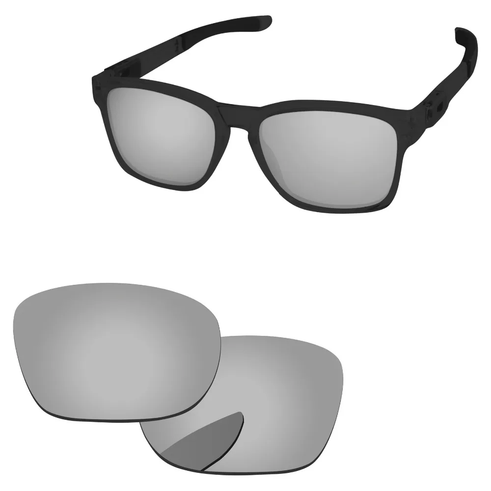 

Polycarbonate-Silver Titanium Mirror Replacement Lenses For Catalyst Sunglasses Frame 100% UVA & UVB Protection