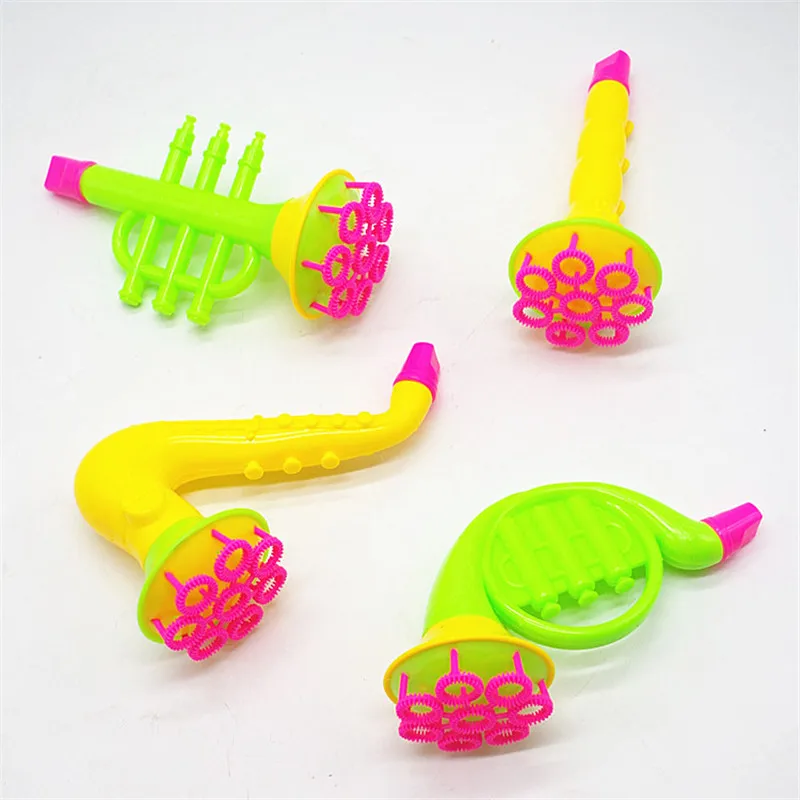1PC 15cm Soap Bubble Multi Music Bubble Gun Style Concentrate Stick No liquild Sax Kid Gazillion Bubbles bar blowing