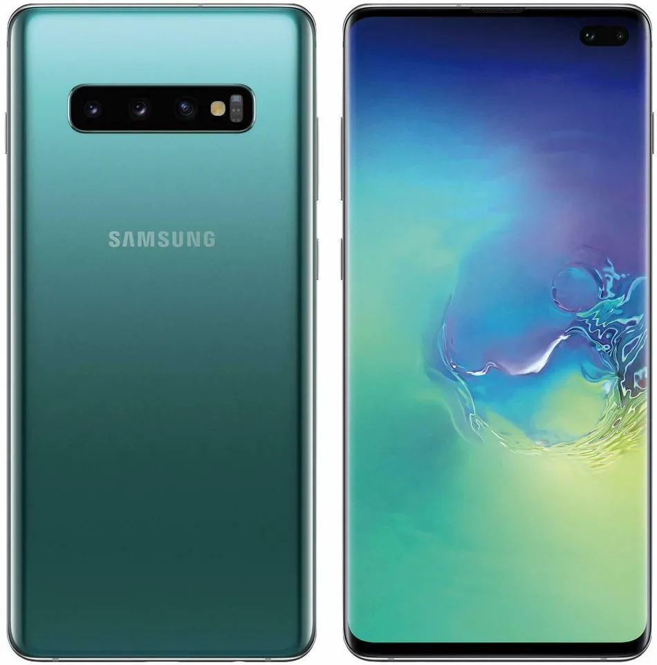 Мобильный телефон samsung Galaxy S10+ S10 Plus G9750 с двумя sim-картами, 8 Гб ОЗУ, 128 ГБ/512 Гб ПЗУ, четыре ядра, 6,4 дюйма, 5 камер Snapdragon 855, NFC