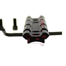 Шурупы Curve прицел Пикатинни круглое дно 20 мм Вивера рейку крепление фонарь-лазер прицел