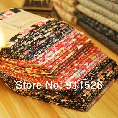

fcz008 12 piece/lot Mixed 100% Cotton Poplin Quilting Patchwork Fabric Squares 'Japanese Story' - 24x24cm/ 9.4"x9.4"