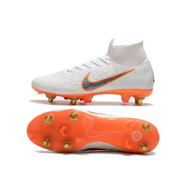 

NIKE Mercurial Superfly VI Elite CR7 SG AC Soccer Shoes Football Shoes Men's Outdoor Soccer Flyknit Shoes