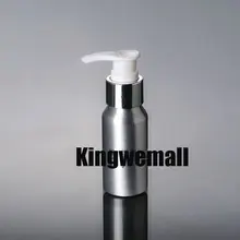 Емкость 50 мл 300 шт/партия Электрический алюминиевый лосьон насос бутылка Косметическая для косметической упаковки LC1515