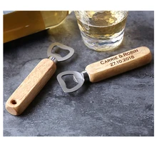 Персонализированные Свадебные сувениры деревянный открывалка для бутылок индивидуально выгравироанные надписи открывалка для пивных бутылок бакалавра вечерние подарок сувенир на день рождения