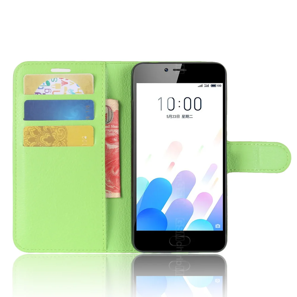 

Meizu M5C Case Wallet Style Litchi Texture Leather Case for Meizu M5C / A5 Flip Cover Case for Meizu A5 Magnetic Phone Case