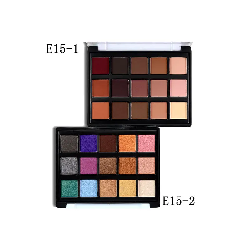 

15 color eyeshadow pigment private label cosmetics pop feel eyeshadow pigmented eyeshadow palletes