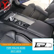 ABS углеродного волокна центральной консоли панель для volvo xc60 2017