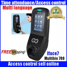 Iface7 лица отпечатков пальцев двери Контролер безопасности доступа время записи устройство для считывания отпечатков пальцев