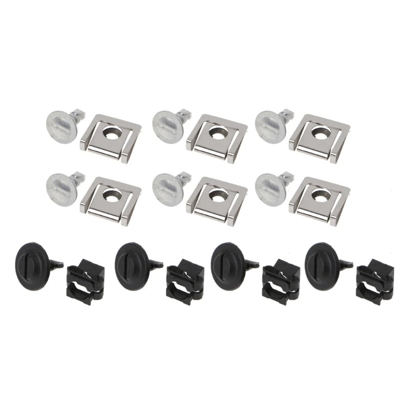 Undertray Guard Engine Under Cover Fixing Clips Screw KIT For AUDI A4 1996-2009 A6 1995-2001 A8 1997-2010 VW Passat 20PCS car accessories,stainless steel screw,auto fasteners,auto accessories,car screws,stainless steel clips