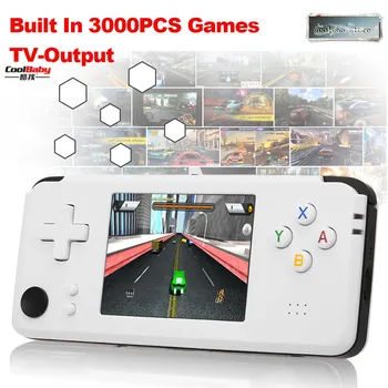 

Two colors Q9 Roker portable game console portable game console music player 3000 classic game 1800 mAh battery 3.0 inch screen