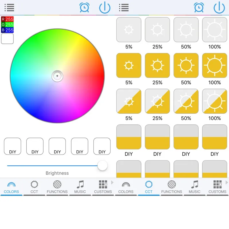 DC12V 24 V Wifi светодиодный Управление; RGB/RGBW/RGBWW 16 миллионов Цвета музыки и режим таймера Wi-Fi Управление IOS/Android-смартфон