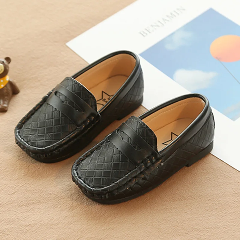 

Kids Shoes Boys Girls Flats 2019 Fall Square Toe Children Shoes Mocassins Soft Sole Fashion Princess Shoes Toddler Baby Shoes