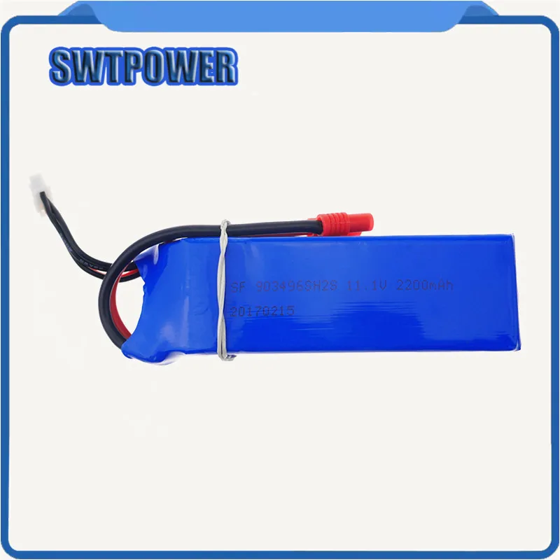 

X16 x21 11.1V 2200mAh lipo Battery Banana plug for BAYANGTOYS Quadcopter Spare Parts For RC Camera Drone free shipping