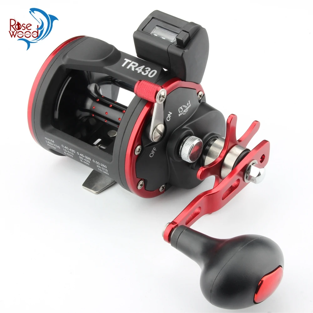 ROSEWOOD Drum Fishing Reel 4.11 Professional SaltWater Level Wind