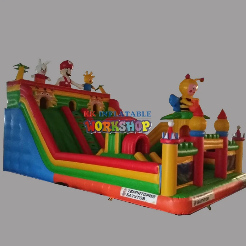 Надувная горка на заказ Замок Комбинация super slide fun city | Игрушки и хобби