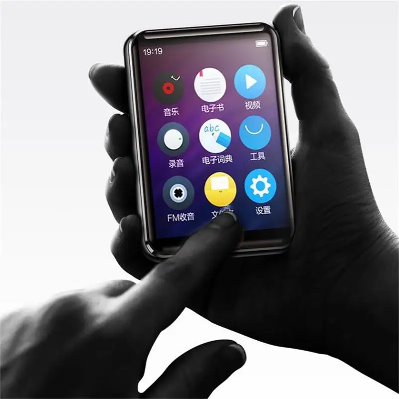 MP4 Player Bluetooth5.0 BENJIE-X5 with Speaker 2.5inch Full Touch Screen 16GB HiFi Lossless Sound Music Player with FM, Recorder
