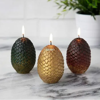 

3 Pcs/set Game of Thrones Yellow Dragon egg Creative Simulation Art Craft GK Action Figure Collectible Model Toy BOX 28CM B1646