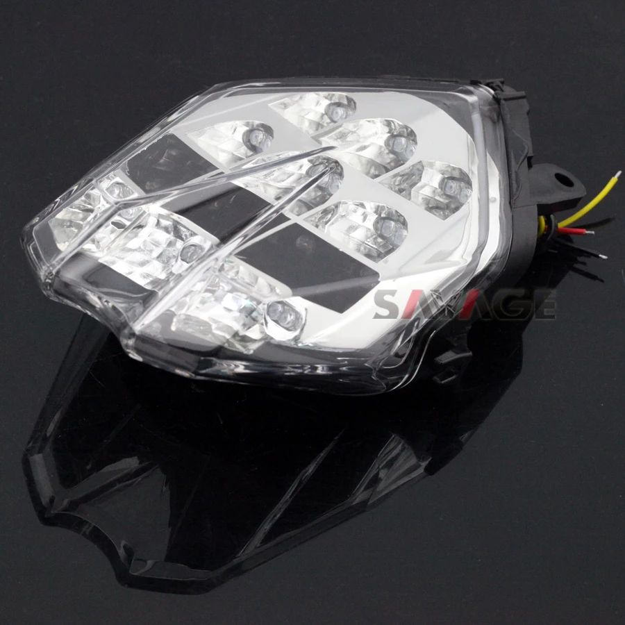Светодиодный задний тормозной светильник для Triumph speed Triple 675/R Daytona 13-16, уличный тройной S 765 17-18, интегрированная мигалка для мотоцикла