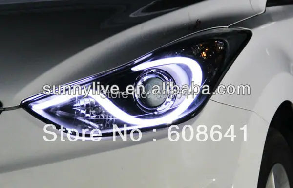 Для Hyundai Elantra светодиодная фара Avante MD 11 Замена 201 13 лет LD V2|avante md|hyundai elantra ledelantra led |