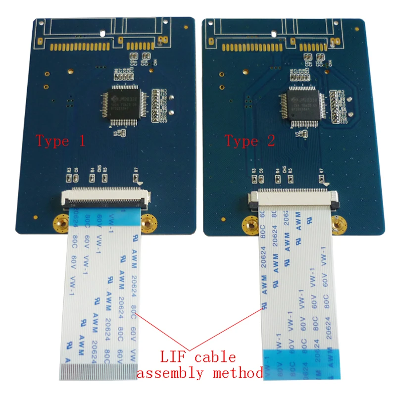 

1.8'' ZIF to mSATA Adapter Card mSATA to CE ZIF LIF to mSATA Converter SSD Card