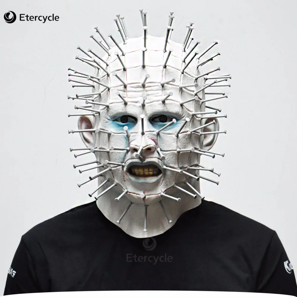 

Pinhead Masks Scary Movie Hellraiser Cosplay Halloween Latex Adult Mask