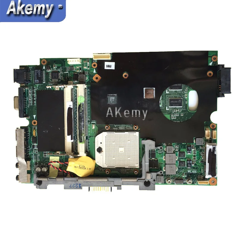 Akemy 14 дюймов для Asus K40AB K40AF K40AD материнская плата для ноутбука DDR2 K40AB REV: 1,3G 2,1 рабочая